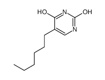 5-hexyl-1H-pyrimidine-2,4-dione结构式