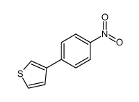 3-(4-nitrophenyl)thiophene Structure