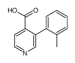 3-(2-Methylphenyl)-4-pyridinecarboxylicacid structure
