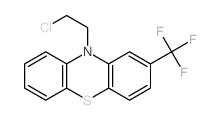 10H-Phenothiazine,10-(2-chloroethyl)-2-(trifluoromethyl)- Structure