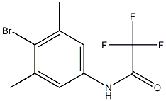 N-(4-Bromo-3,5-dimethylphenyl)-2,2,2-trifluoroacetamide structure