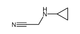 (cyclopropylamino)acetonitrile Structure