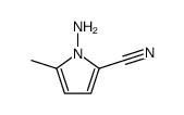 1-Amino-2-cyano-5-methyl-pyrrole Structure