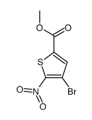 methyl 4-bromo-5-nitrothiophene-2-carboxylate Structure