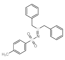 N-(dibenzyl-$l^3249-66-9-sulfanylidene)-4-methyl-benzenesulfonamide Structure