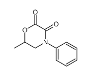 6-methyl-4-phenylmorpholine-2,3-dione Structure