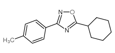 5-CYCLOHEXYL-3-(P-TOLYL)-1,2,4-OXADIAZOLE Structure