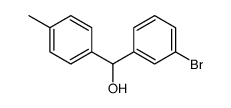 (3-BROMOPHENYL)(P-TOLYL)METHANOL Structure