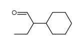 2-Cyclohexyl-butanal Structure