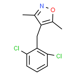 4-(2,6-DICHLOROBENZYL)-3,5-DIMETHYLISOXAZOLE Structure