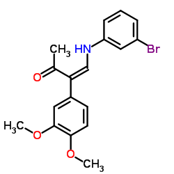 (3Z)-4-[(3-Bromophenyl)amino]-3-(3,4-dimethoxyphenyl)-3-buten-2-one结构式