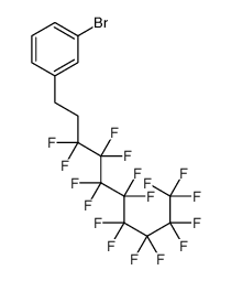 1-BROMO-3-(HEPTADECAFLUORODECYL)BENZENE Structure