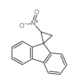 Spiro[cyclopropane-1,9'-[9H]fluorene], 2-nitro- Structure