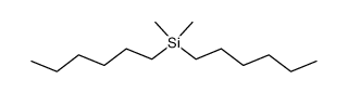 di-n-hexyldimethylsilane Structure