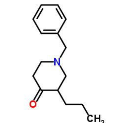 1-Benzyl-3-propyl-4-piperidinone Structure