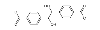 dimethyl 4,4'-(1,2-dihydroxyethane-1,2-diyl)dibenzoate结构式