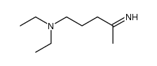5-diethylamino-pentan-2-one-imine Structure
