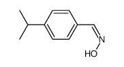 Benzaldehyde, 4-(1-methylethyl)-, oxime, (Z)- (9CI)结构式