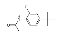 N-(4-tert-butyl-2-fluoro-phenyl)-acetamide Structure
