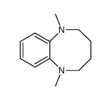 1,6-dimethyl-2,3,4,5-tetrahydro-1,6-benzodiazocine结构式
