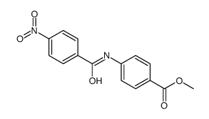 methyl 4-[(4-nitrobenzoyl)amino]benzoate结构式