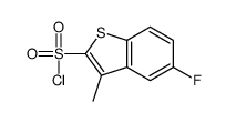 5-氟-2-氯磺酰基-3-甲基苯并[b]噻吩结构式