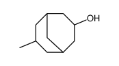 3-endo-hydroxy-7-endo-methyl-bicyclo[3.3.1]nonane Structure