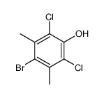 4-bromo-2,6-dichloro-3,5-dimethyl-phenol结构式