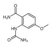 4-methoxy-2-ureido-benzoic acid amide结构式