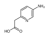 (5-Amino-2-pyridinyl)acetic acid Structure