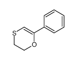 6-phenyl-2,3-dihydro-1,4-oxathiine Structure