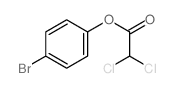 Aceticacid, 2,2-dichloro-, 4-bromophenyl ester structure