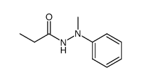 propionic acid-(N'-methyl-N'-phenyl-hydrazide)结构式