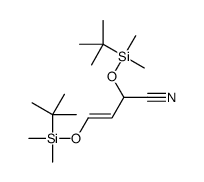 2,4-bis[[tert-butyl(dimethyl)silyl]oxy]but-3-enenitrile结构式