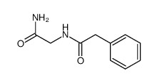 N-phenylacetyl-glycine amide结构式