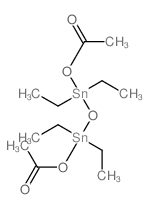 acetic acid; diethyltin; hydrate Structure