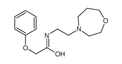N-[2-(1,4-oxazepan-4-yl)ethyl]-2-phenoxyacetamide Structure