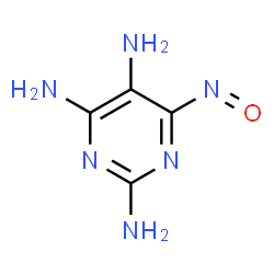 2,4,5-Pyrimidinetriamine,6-nitroso-结构式