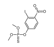 (3-iodo-4-nitrophenoxy)-dimethoxy-sulfanylidene-λ5-phosphane结构式