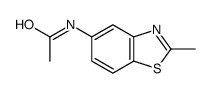 N-(2-methyl-1,3-benzothiazol-5-yl)acetamide结构式