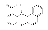 2-[(2-fluoronaphthalen-1-yl)amino]benzoic acid Structure