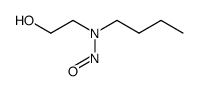 butyl(2-hydroxyethyl)nitrosamine结构式