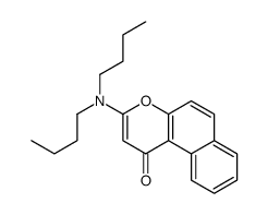 3-(dibutylamino)benzo[f]chromen-1-one结构式