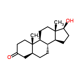 Stanolone Structure