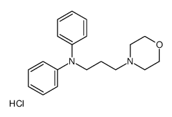 N-(3-morpholin-4-ylpropyl)-N-phenylaniline,hydrochloride Structure