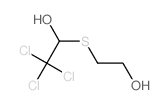 Ethanol,2,2,2-trichloro-1-[(2-hydroxyethyl)thio]- Structure