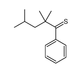 2,2,4-trimethyl-1-phenylpentane-1-thione Structure