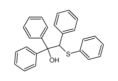 1,1,2-triphenyl-2-phenylthioethanol结构式