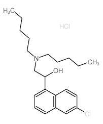 1-(6-chloronaphthalen-1-yl)-2-(dipentylamino)ethanol structure