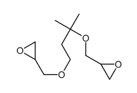 1,1'-[(dimethylpropane-1,3-diyl)bis(oxy)]bis(2,3-epoxypropane) Structure